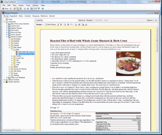 Living Cookbook 2013 4.0.40 software screenshot