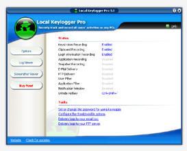 Local Keylogger Pro 5.84 software screenshot