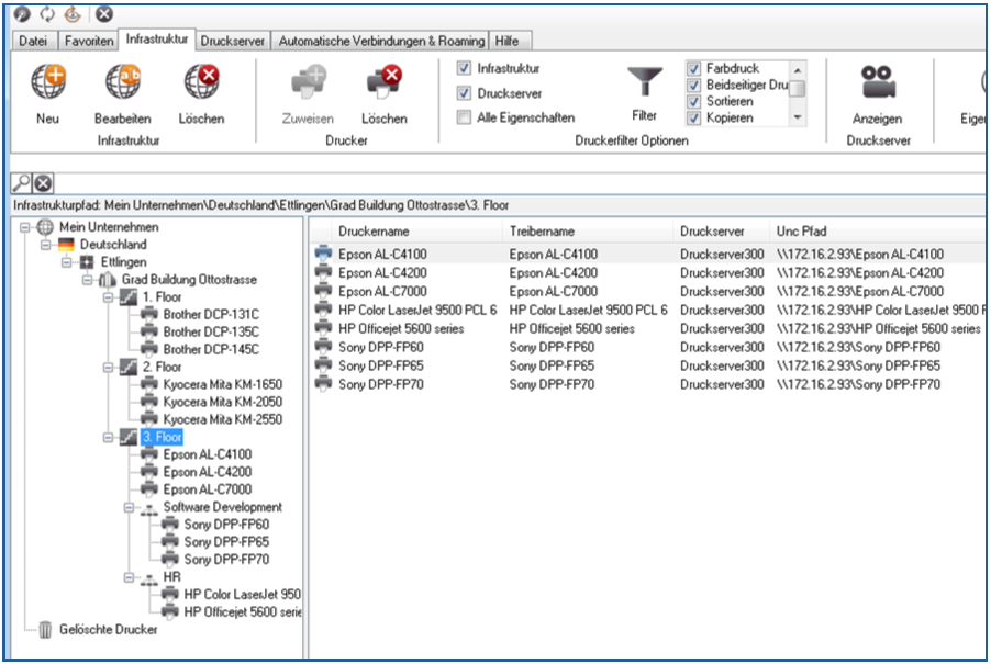 LocateMyPrinters 2013 3.2.417.0 software screenshot