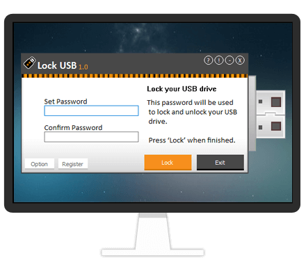 Lock USB 1.0.1 software screenshot