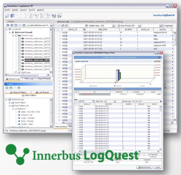 LogQuest VF Standard Edition 5.0 software screenshot