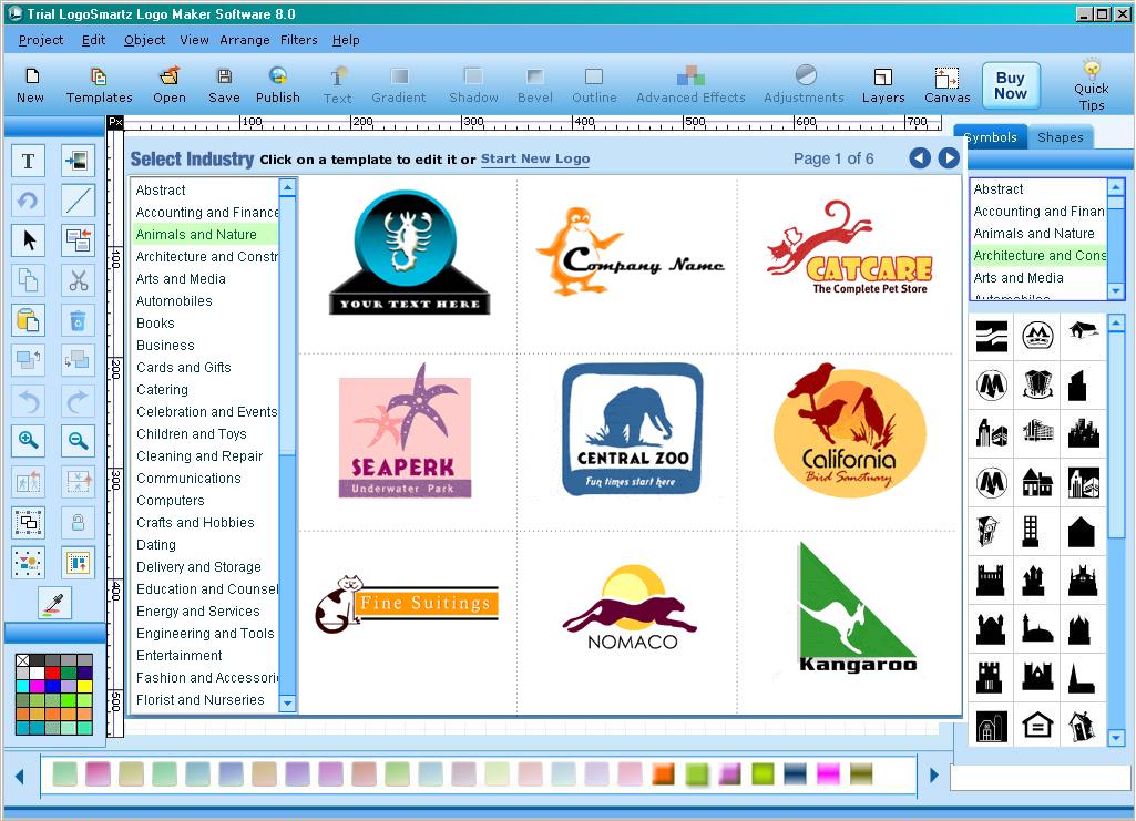 LogoSmartz 11.0 software screenshot
