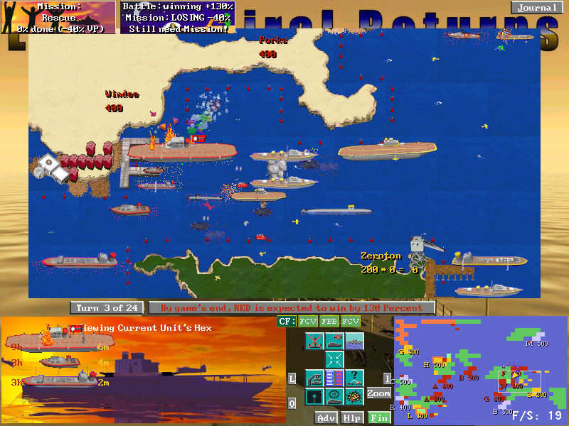 Lost Admiral Returns 1.19 software screenshot