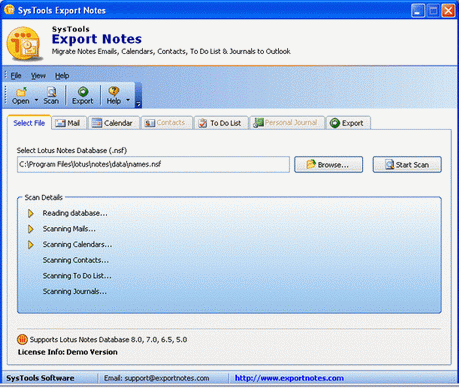 Lotus Converter 8.1 software screenshot