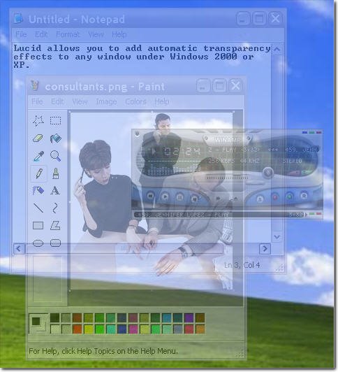 Lucid 1.2 software screenshot