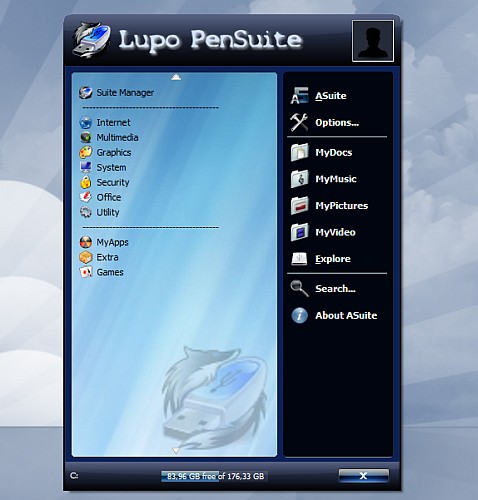 Lupo PenSuite Lite 2012.04 software screenshot