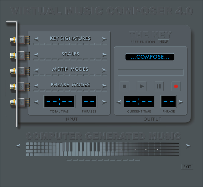 LvBsX Virtual Music Composer 4.0 software screenshot