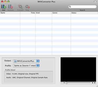 M4V Converter Plus 2.1.4 software screenshot