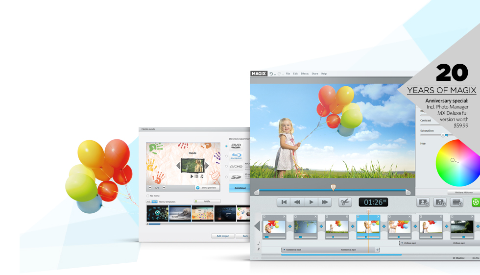 MAGIX Video easy HD 5.0.3.106 software screenshot
