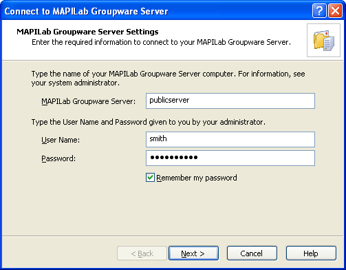 MAPILab Groupware Server 1.5.3.2 software screenshot