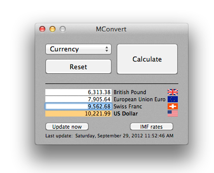 MConvert 9.0 software screenshot