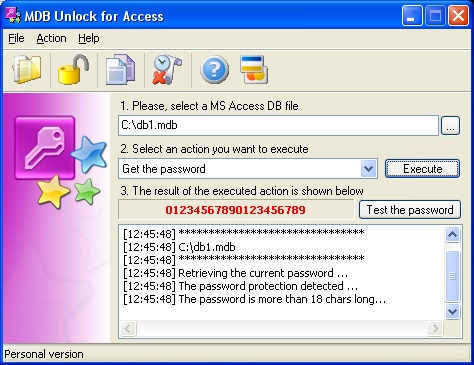 MDB Unlock for Access 1.4.2.9 software screenshot