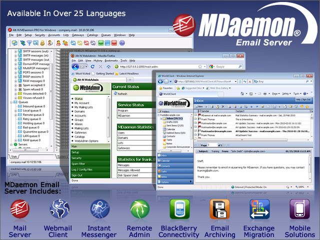 MDaemon Email Server for Windows 11.0.3 software screenshot