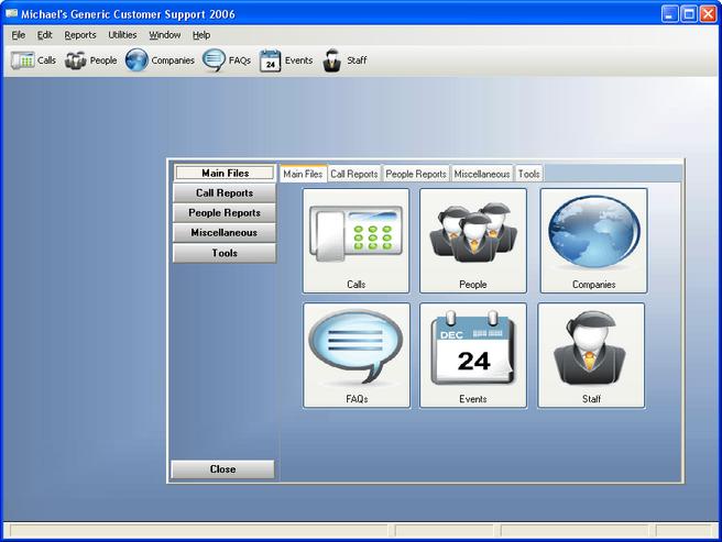 MGCS 2006 software screenshot