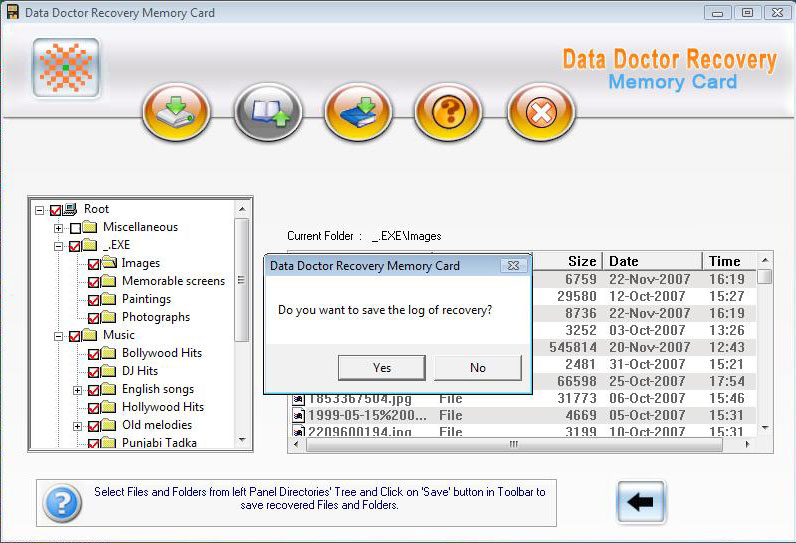 MMC Card Recovery 3.0.1.5 software screenshot