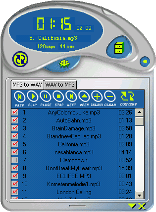 MP3 Converter 5 software screenshot