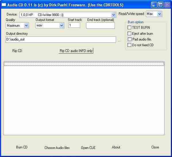 MP3 Encoder 1.0 software screenshot