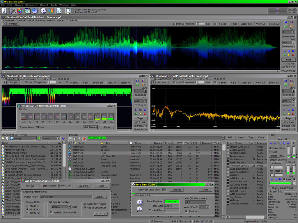 MP3 Stream Editor 3.4.4.3323 software screenshot