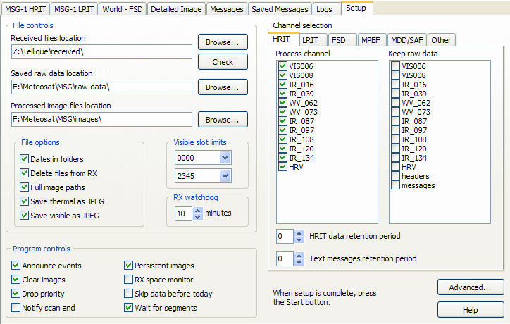 MSG Data Manager 2.6.20.1135 software screenshot