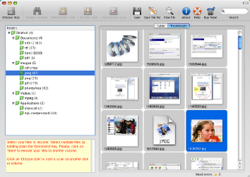 Mac File Recovery 3.01 software screenshot