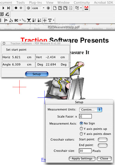 Mac PDF Measure It 1.01 software screenshot