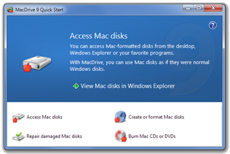 MacDrive Pro 10.1.1.1 software screenshot
