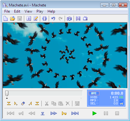 Machete Video Editor Lite 4.5.11 software screenshot