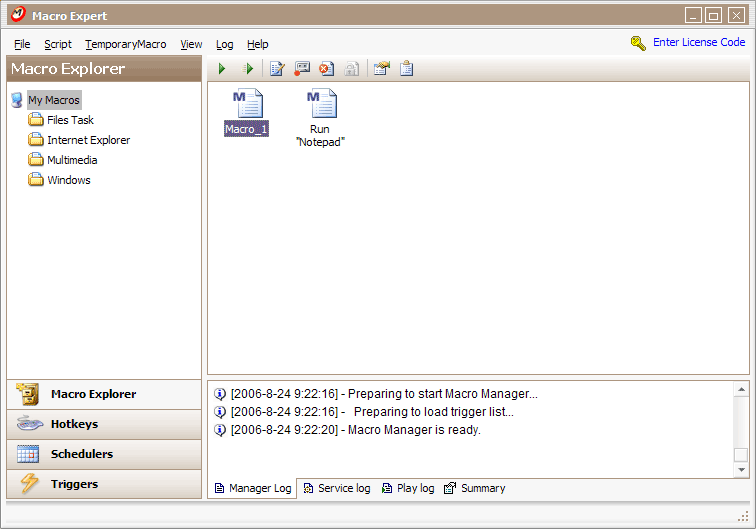 Macro Expert 4.1.4479 software screenshot