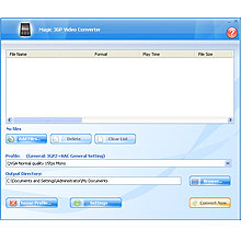 Magic 3GP Video Converter 8.0.0.1 software screenshot