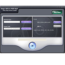 Magic DVD to PSP/MP4 Video Rip/Convert Studio 8.0.7.24 software screenshot