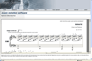 MagicScore onLine 1.9.5.0a software screenshot