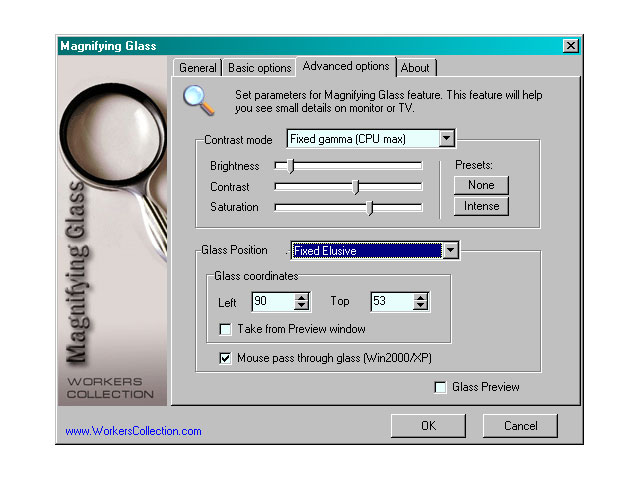 Magnifying Glass Free 1.1 software screenshot