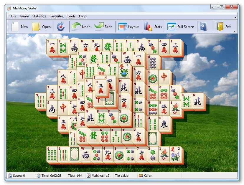 MahJong Suite 8.4 software screenshot