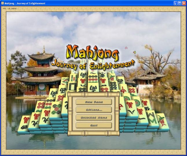 Mahjong: Journey of Enlightement 1.0 software screenshot