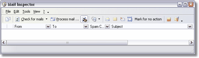 Mail Inspector 4.1 software screenshot