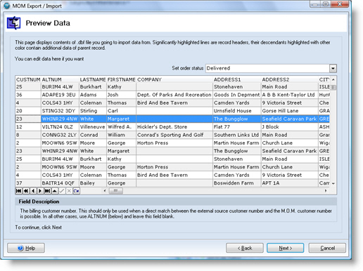 Mail Order Manager Export for CRE Loaded 2.10.8.342 software screenshot