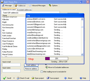 Mail Them Pro 9 software screenshot