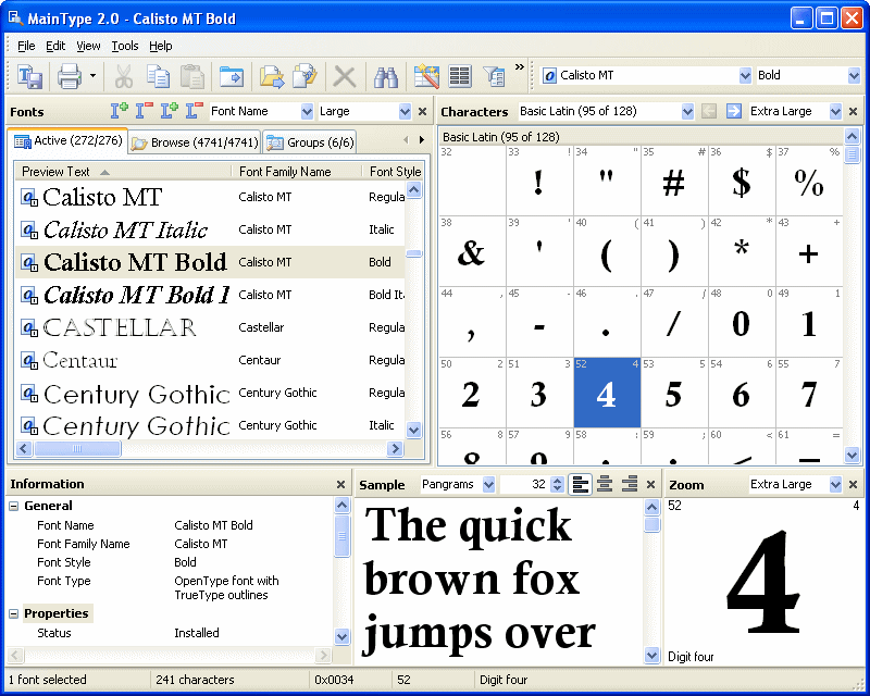 MainType 7.0.0.1032 software screenshot