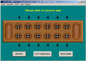 Mancala 3000 2.1 software screenshot