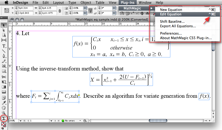 MathMagic Pro Edition 8.22 software screenshot