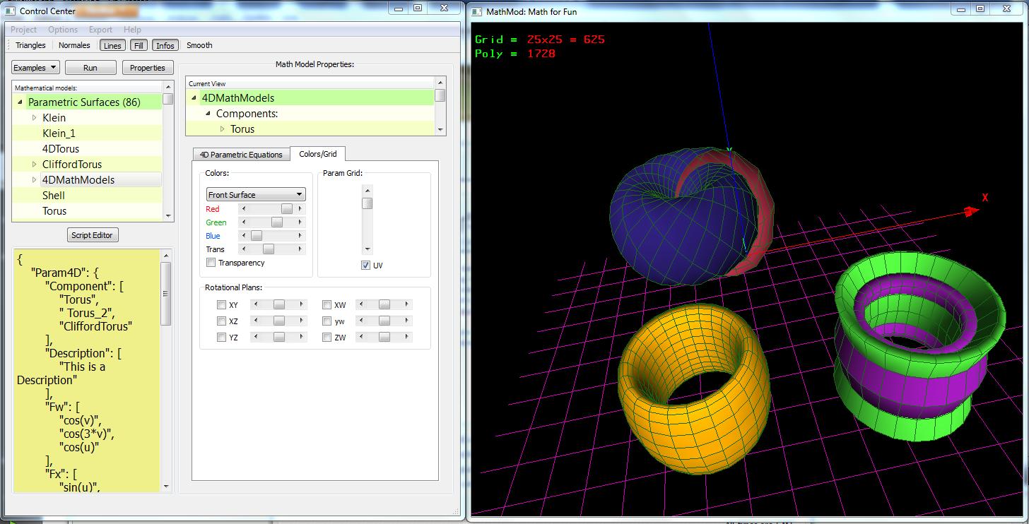 MathMod 4.1 software screenshot