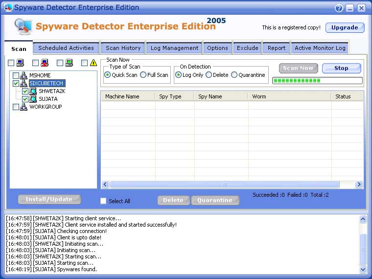 Max Secure Spyware Detector - Enterprise 6.1 software screenshot