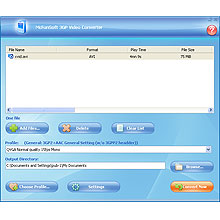 McFunSoft 3GP Video Converter 9.0.4.189 software screenshot
