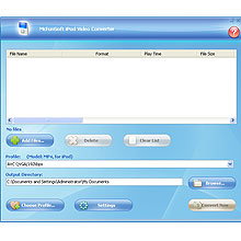 McFunSoft iPod Video Converter 8.0.4.22 software screenshot