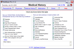 MediBase Pro 2.0 software screenshot