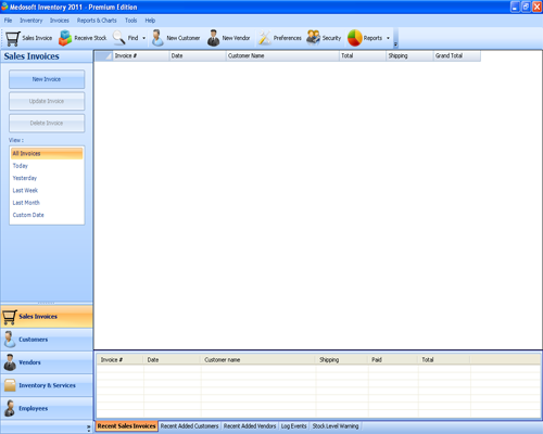 Medosoft Inventory 2011 2.3 software screenshot