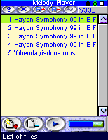 Melody Player 6.4.1 software screenshot