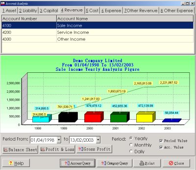 MemDB Accounting System 1.0 software screenshot