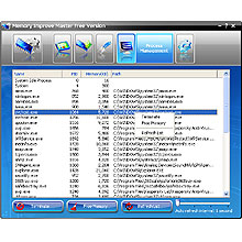 Memory Improve Master Free Version 6.1.2.350 software screenshot