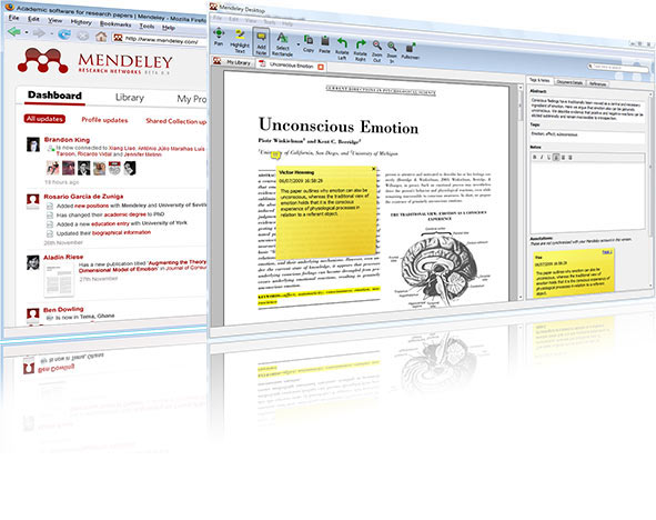 Mendeley Desktop 1.17.9 software screenshot
